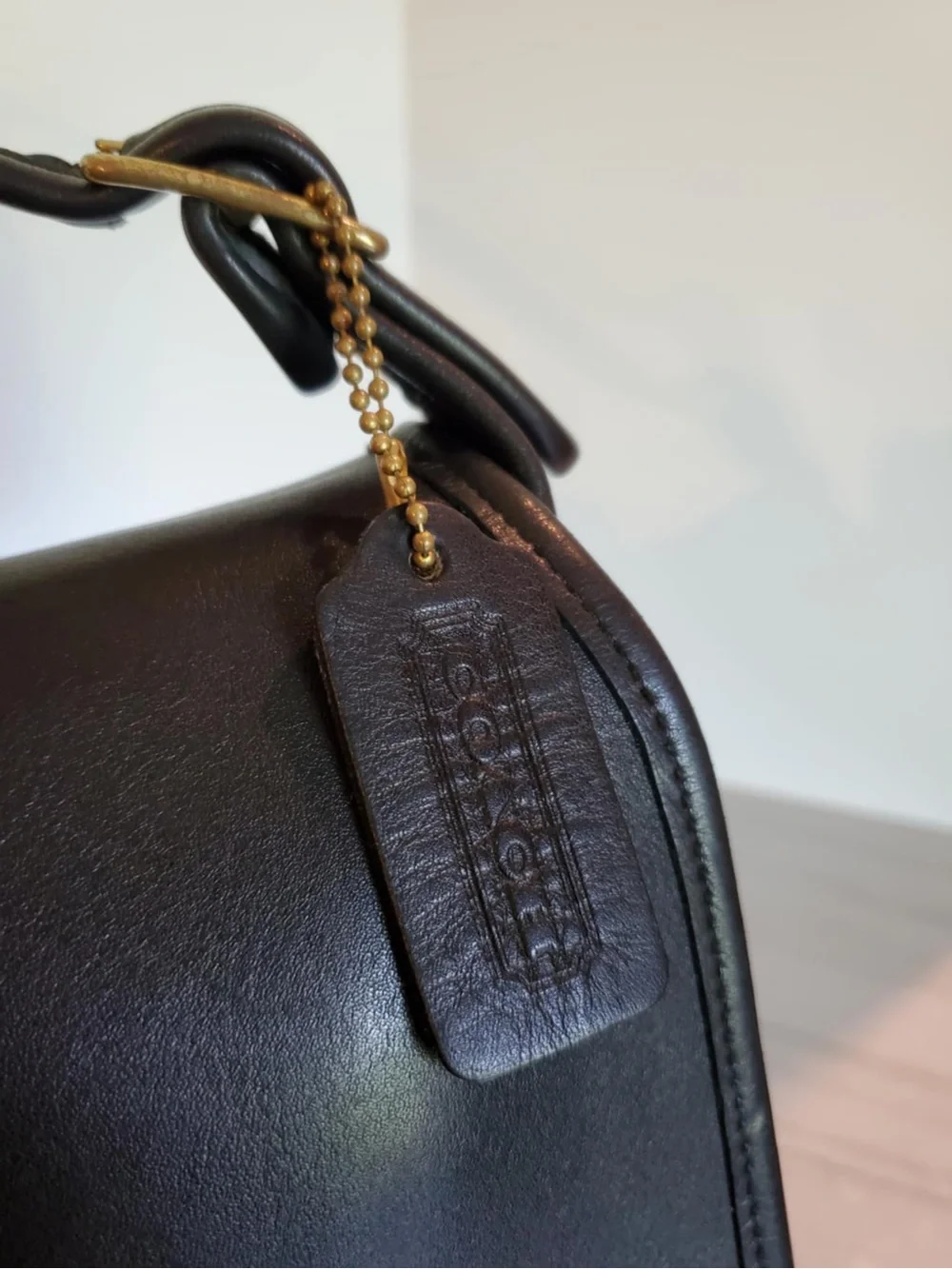 Vintage Coach Metropolitan Briefcase Black Leather 1994 | The Devil Wears Prada